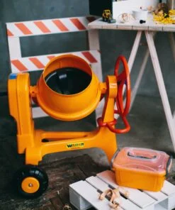 Play Cement Mixer with hitch bar