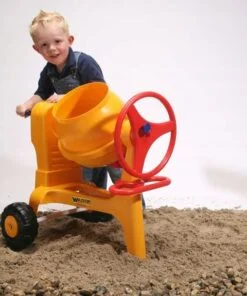 Alternative view of Play Cement Mixer with hitch bar
