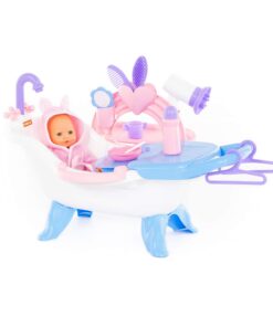 Doll's Bath set with baby doll 6 47243 01