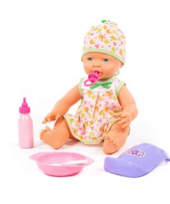 Alternative view of دمية Jolly baby ، طقم تغذية ، 4 قطع