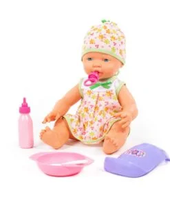 Alternative view of Jolly baby doll, feeding set, 4 pcs