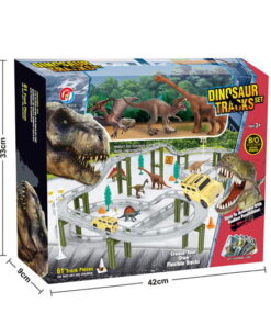 DINOSAUR TRACK SET 61 Pcs