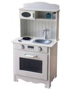 Alternative view of Deluxe White Vintage Wooden Kitchen