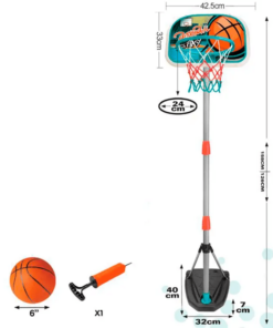 Adjustable Basketball Backboard With Ball LQ1905 3