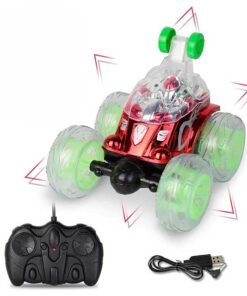 Remote Control Stunt Car RC Toy with Flashing LED Lights