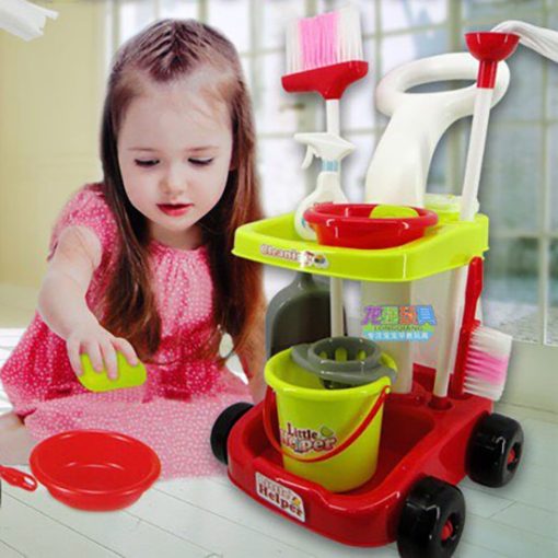 Little Helper House Cleaning Trolley Set Toy 667 33 1