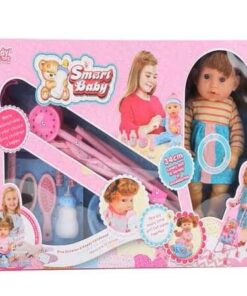 دمية الطفل الذكية مع عربة