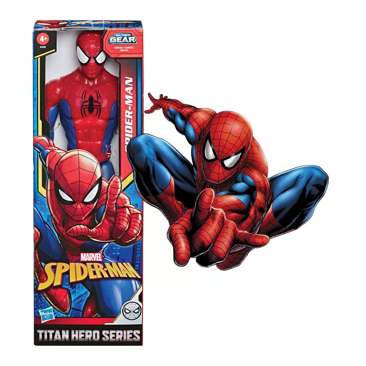 Figurine Spiderman Titan Hero Séries / 30cm - Marvel - Label Emmaüs