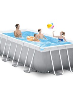 Alternative view of 26790 - INTEX PRISM FRAME POOL (4.00m x 2.00m x 1.22m) RECTANGULAR with Filter Pump