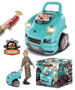 Alternative view of Motor Master Infrared RC Engineer Tool Car Toy