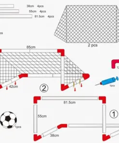 Soccer goal set 2 in 1 627 73 5