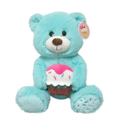 The Cupcake Teddy Bear My Mom Sweet 30 cm Tall Stuffed Teddy with Ultra Soft Fur 1333 br30 01