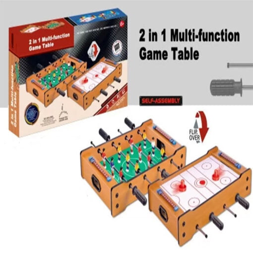 2 in 1 Multi function Game Foosball Soccer Table Air Hockey Table Set 2371 02