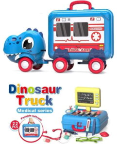 Alternative view of DINOSAUR MEDICAL TRUCK SERIES 22 PCS