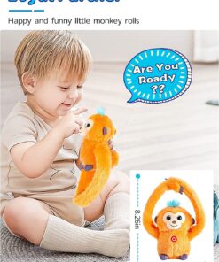 Four Star Monkey Stuffed AnimalsBaby Musical Toys Talking Rolling 360 T892 04