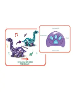 Sparkling dinosaur remote control toy 03