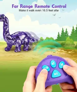 Sparkling dinosaur remote control toy 04