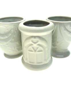 ceramic vase and pen holder set – 9 pcs 868 G36 04