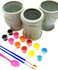 ceramic vase and pen holder set – 9 pcs 868 G36 05