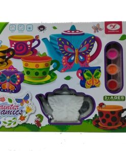Coloring Ceramic Tea Set Toy 15 PCS