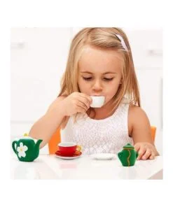 Alternative view of Coloring Ceramic Tea Set Toy 16 PCS
