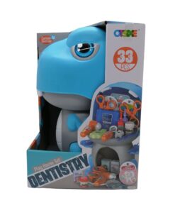مجموعة لعب طبيب الأسنان على شكل ديناصور 33 قطعة