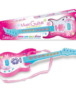 Kids Guitar Simulation Cute 4 String Guitar LED Light Musical 6 kids guitar simulation cute 4 string guitar led light musical 909a b 04