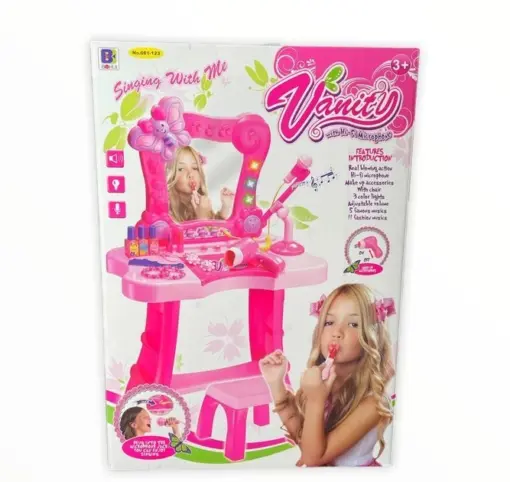 vanity dresser singing with me sound toy set with microphone 03