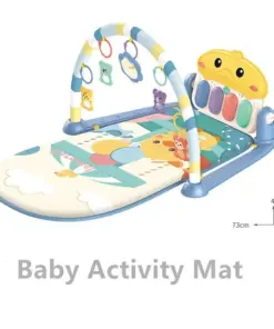 baby bouncer 2 in 1 play mat gym with cradle 02