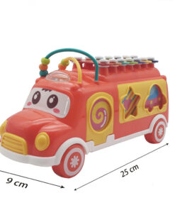 baby bus colors shapes with xylophone educational game 04