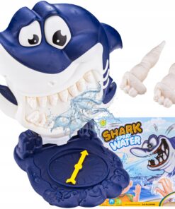 لعبة رش الماء على شكل سمكة القرش للبالغين والأطفال، لعبة لوحة الحظ الإبداعية، ألعاب تفاعلية بين الوالدين والطفل