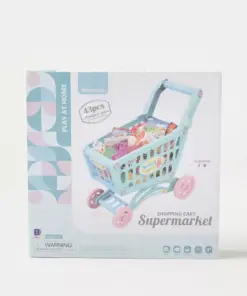 Shopping Cart 43-Piece Supermarket Playset