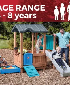 step2 woodland adventure playhouse slide 04
