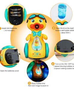 bubble duck series walk stand with music and lights 04