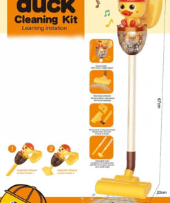 duck themed kids vacuum cleaner toy set 02