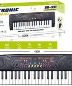 لوحة مفاتيح إلكترونية بـ 37 مفتاح مع ميكروفون - متعة موسيقية للأطفال