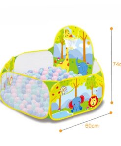 giraffe ball pit tent 100 piece playset for kids 02