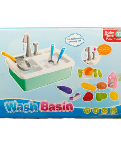 kids wash basin playset 21 piece fun tableware cleaning set 02