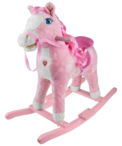 حصان هزاز الأميرة مع صوت - وردي