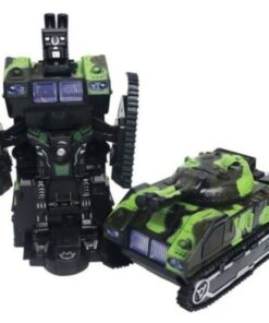 Alternative view of Transforming Tank Warrior Robot - Remote Control Chariot