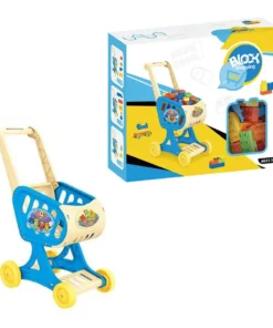 Alternative view of Block Shopping Cart with Building Bricks - Fun and Educational Toy for Kids