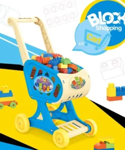 block shopping cart with building bricks fun and educational toy for kids 03