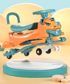 childrens tiger ride on with lights and sound 03