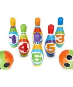 al3aby 91 Colorful Indoor Bowling Set for Kids - Fun, Safe & Educational Game