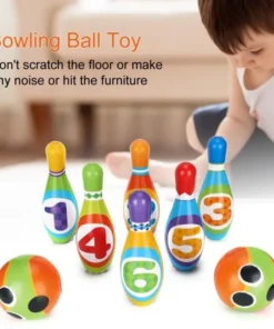 colorful indoor bowling set for kids fun safe educational game 03