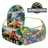 dinosaur ball pit play tent with 100 ocean balls 06