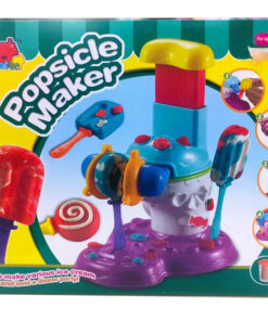 al3aby 106 Popsicle Maker DIY Creative Dough Set – 5 Color Modeling Kit with Extruder & Molds