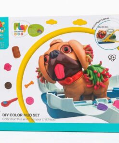 Alternative view of DIY Color Mud Puppy Grooming Set – Grow & Style Sensory Play Kit with Carrying Case