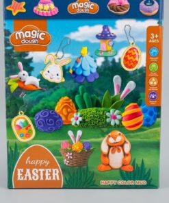 Magic Dough Happy Easter Garden – Spring Bunny & Decorative Egg Modeling Set