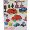Happy Color Mud Funny Cars – DIY Vehicle Building & Traffic Play Set 8 1 7